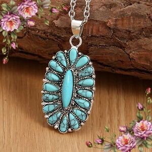 Turquoise Pendant Necklace